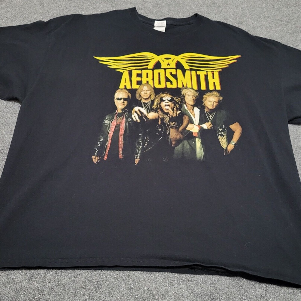 Aerosmith 2012 Global Warming Concert Tour T-Shirt Mens 3XL Gildan Heavy Cotton